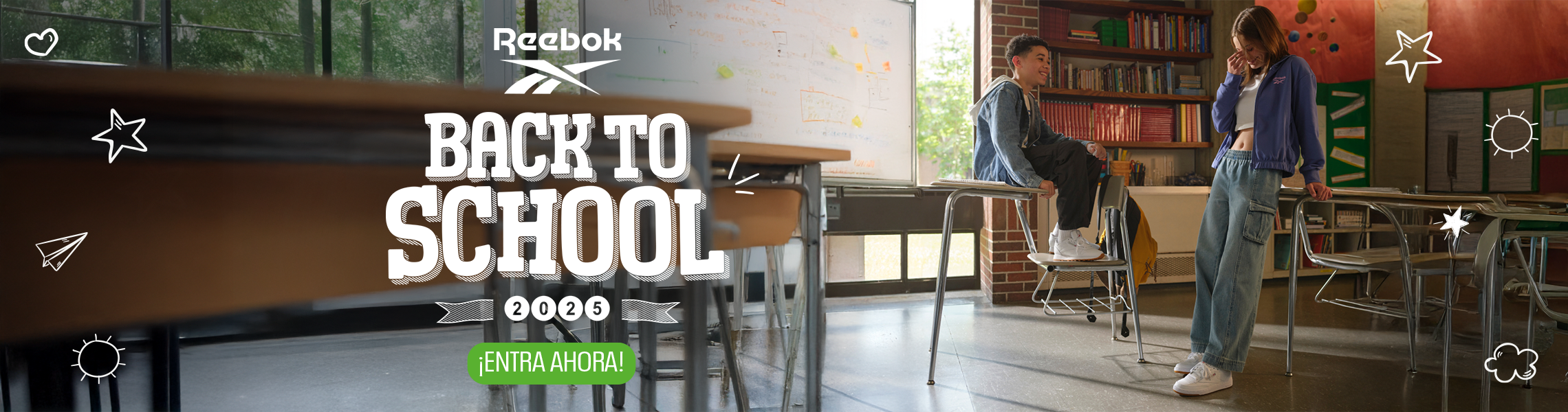 Regresa a clases con todo el estilo de Reebok