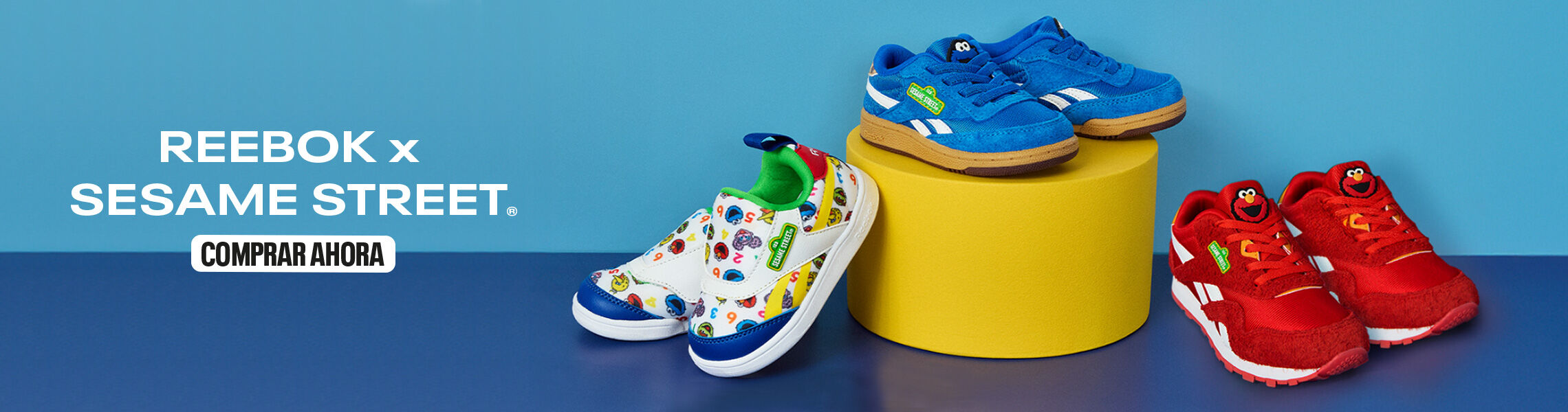 Reebok x Plaza Sésamo: Tenis de peluche para niños