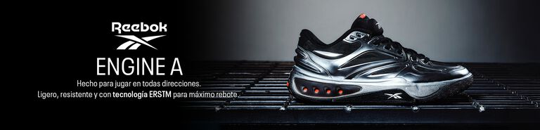 Detalles de los Reebok Engine A con tecnolog&iacute;a ERSTM para m&aacute;xima estabilidad
