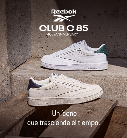 Tenis blancos Reebok Club C 85 clásicos desde hace 40 años