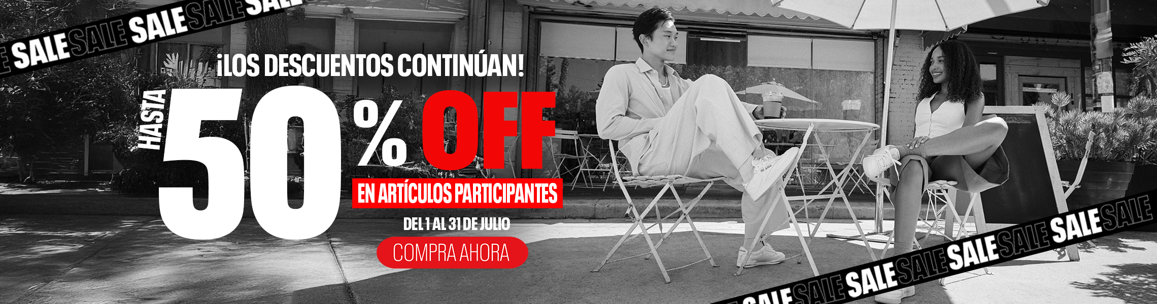 Descuentos y ofertas en producto seleccionado. Compra con ofertas de 50% de descuento