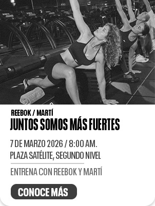 Entrena con Reebok y Mart&iacute; este 7 de marzo 2026