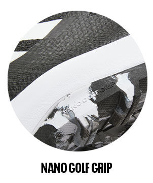 Detalle thumb Reebok Nano Golf con tecnolog&iacute;a Nano Golf Grip, suela con tracci&oacute;n texturizada en blanco y negro.