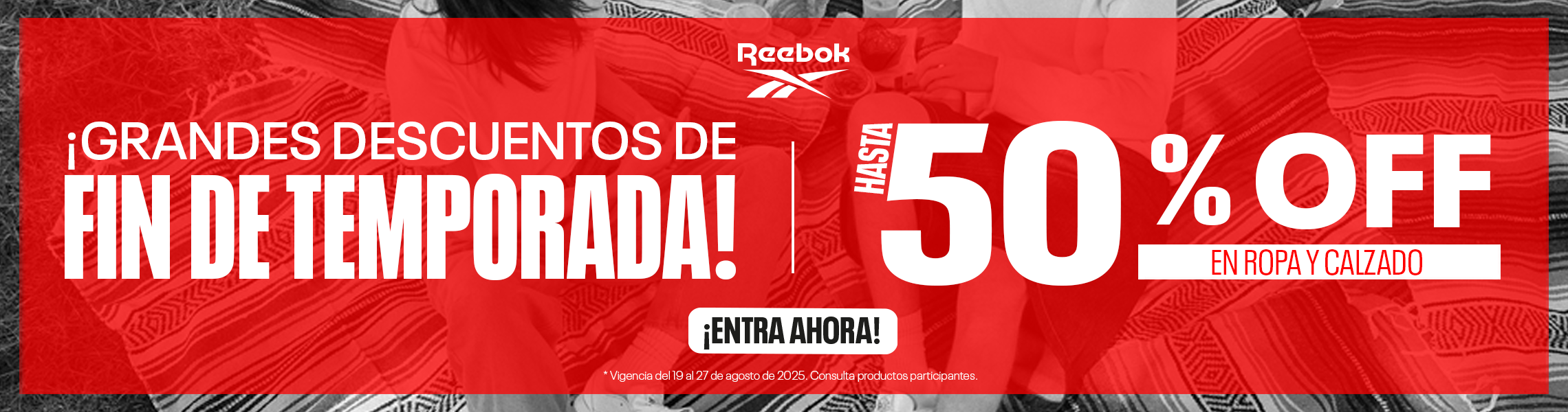 Los mejores artículos con hasta 50% de descuento en ropa y calzado por Fin de Temporada
