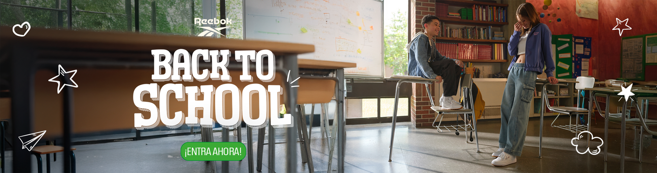 Regresa a clases con todo el estilo de Reebok