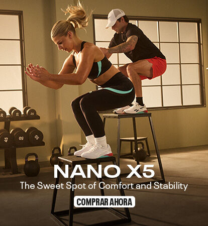 Personas entrenando con Reebok Nano X5 en el gimnasio