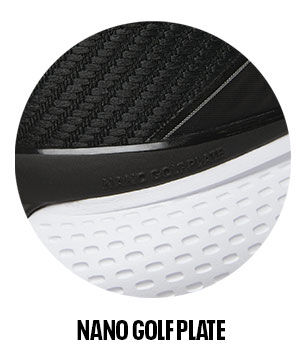 Detalle thumb Reebok Nano Golf con tecnolog&iacute;a Nano Golf Plate, placa blanca con perforaciones y suela negra.