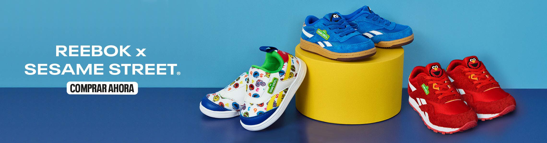 Reebok x Plaza Sésamo: Tenis de peluche para niños