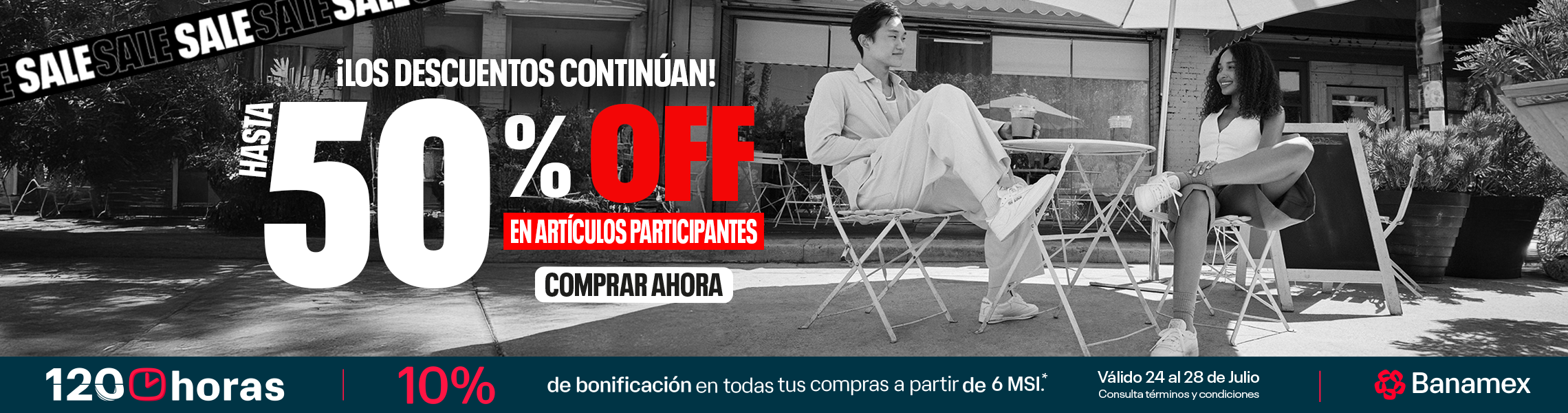 Compra ahora con 50% de descuento en artículos Reebok participantes al pagar con tarjetas Banamex. Oferta por tiempo limitado