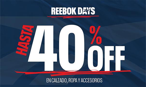 Hasta 40% de descuento en tenis, ropa y accesorios