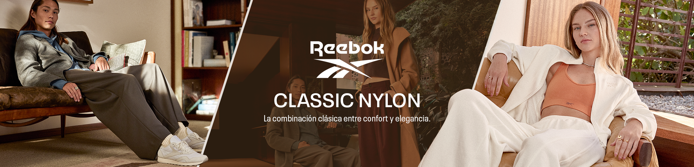 Reebok tenis blancos classic nylon