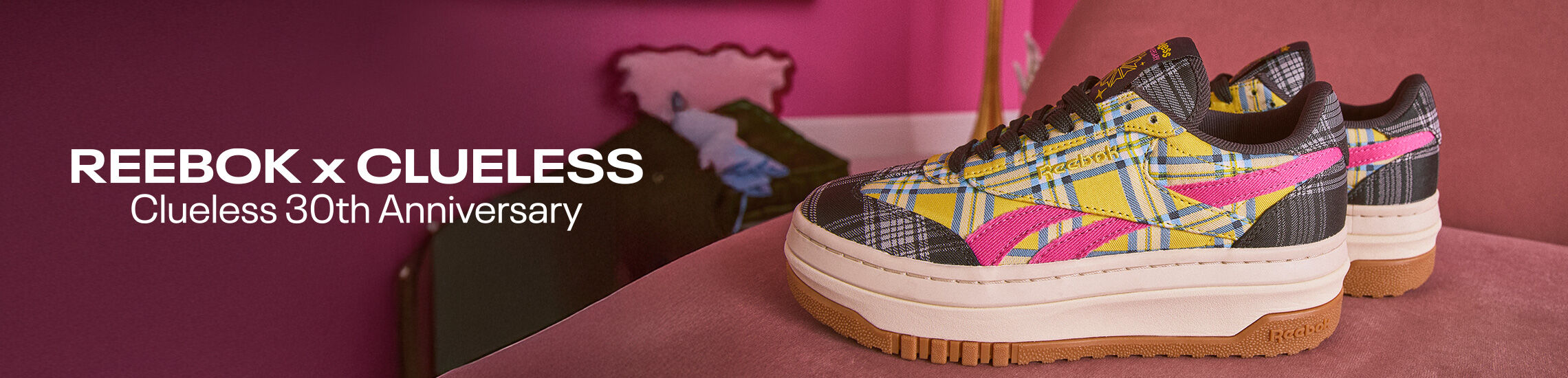Reebok x Clueless Club C 85 30 aniversario. Diseño que combina estilo, comodidad y nostalgia.