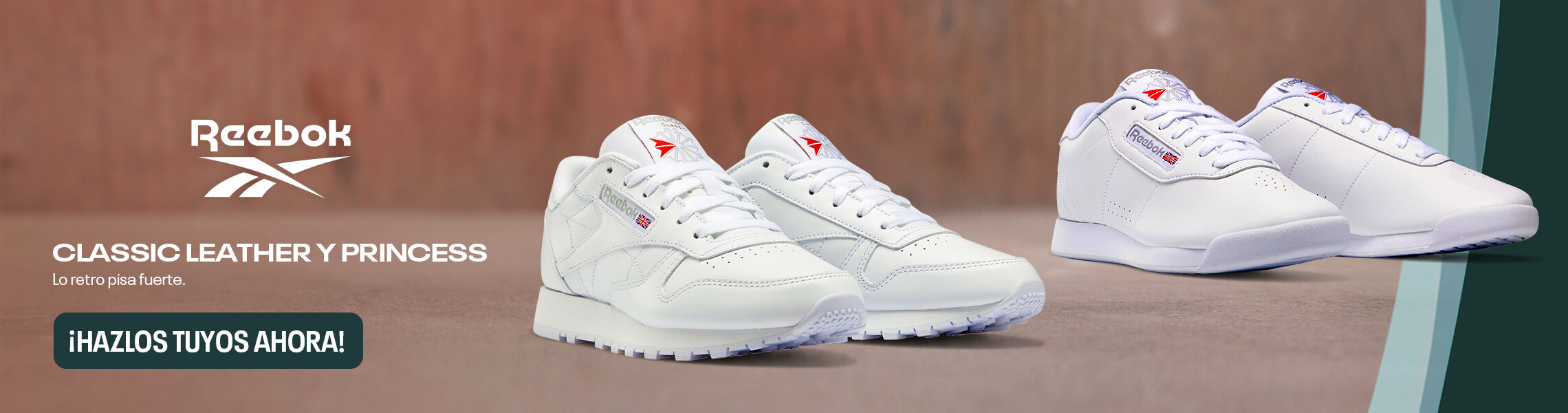 Tenis blancos Reebok Princess Classic Leather