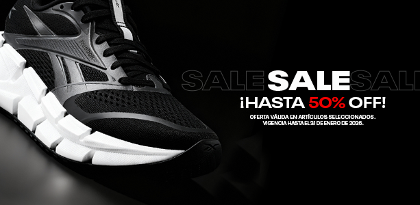 Tenis deportivos Reebok en oferta SALE con hasta 50% de descuento, ideal para iniciar tus prop&oacute;sitos de A&ntilde;o Nuevo.