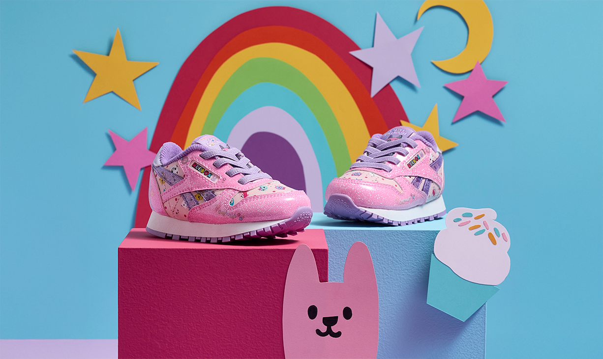 Vive la diversión con Gabbys Doll House con tus Reebok favoritos