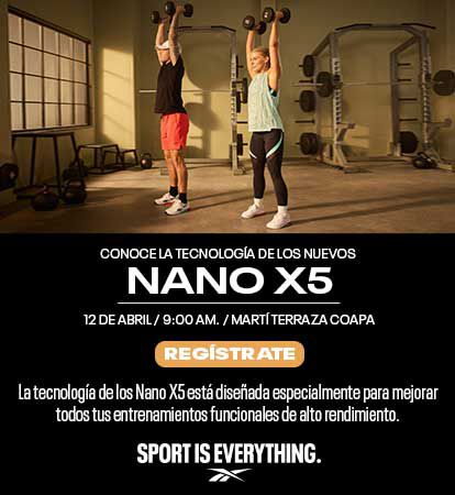 Lanzamiento de tenis para gym en Martí Terraza Coapa 12 de abril, regístrate aquí
