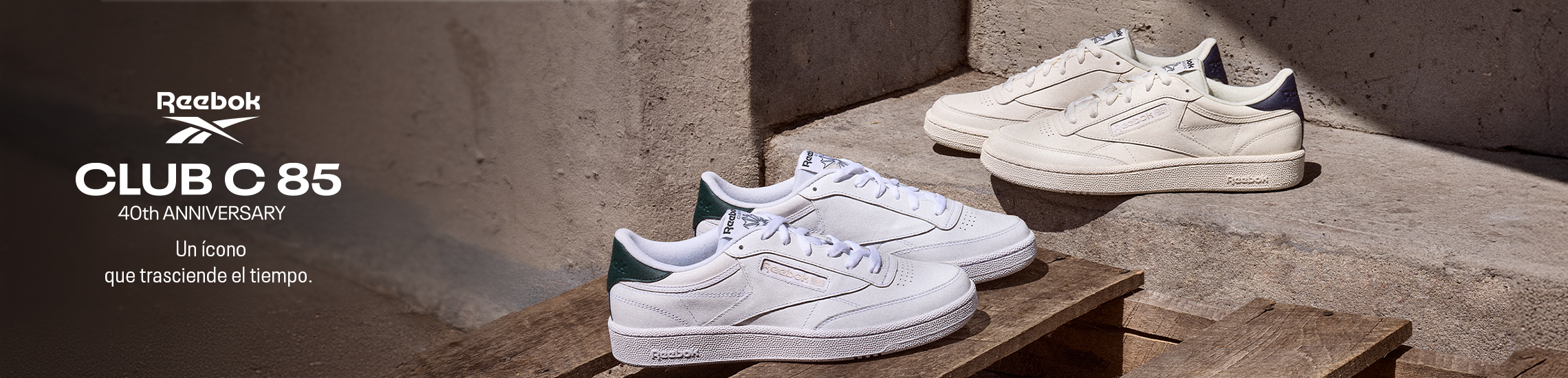 Tenis blancos Reebok Club C 85 clásicos desde hace 40 años