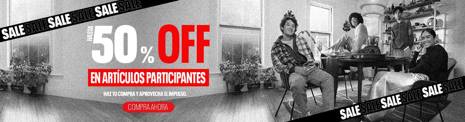 Descuentos y ofertas en producto seleccionado. Compra con ofertas de 50% de descuento