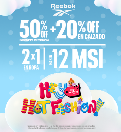 Llega HOT FASHION con Ofertas y Promociones en ropa y calzado de hasta 50% OFF y Meses sin Intereses