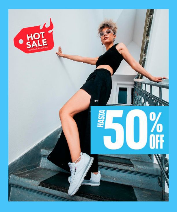Hasta 50 por ciento de descuento en tus tenis y ropa de Reebok en este Hot Sale 2025