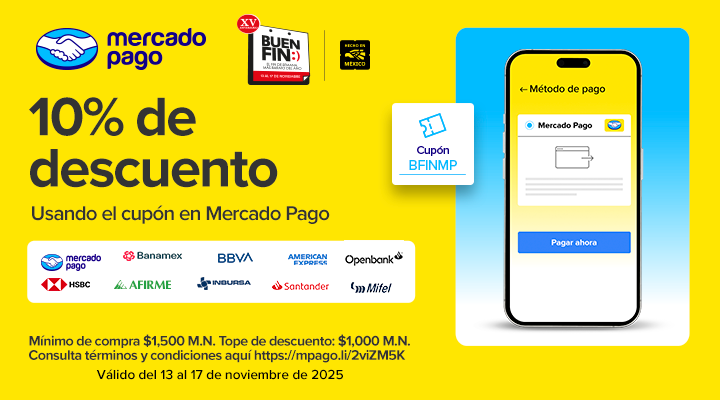 10% de descuento adicional pagando con Mercado Pago este Buen Fin en Reebok