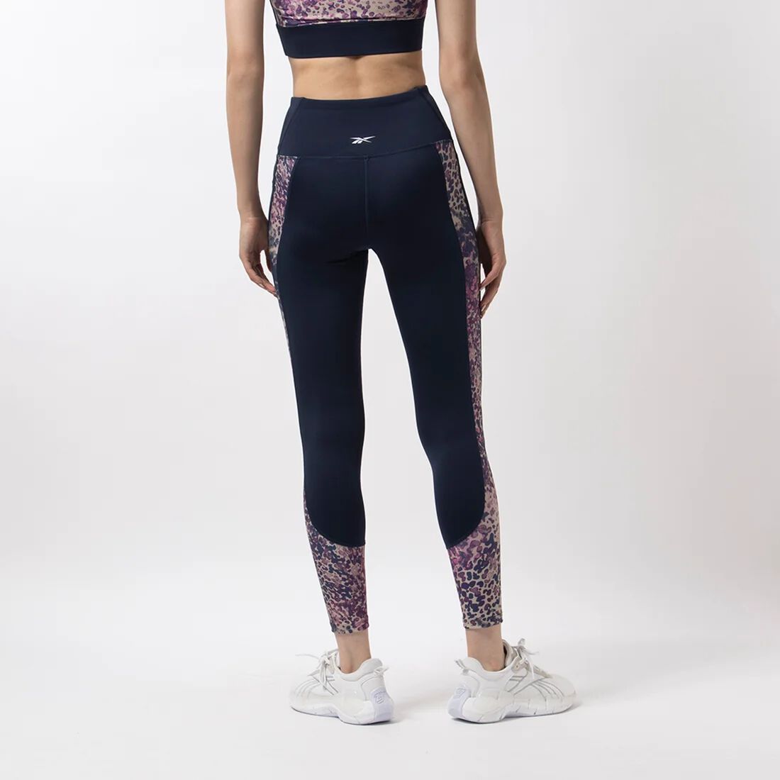 Mallas reebok top mujer gris