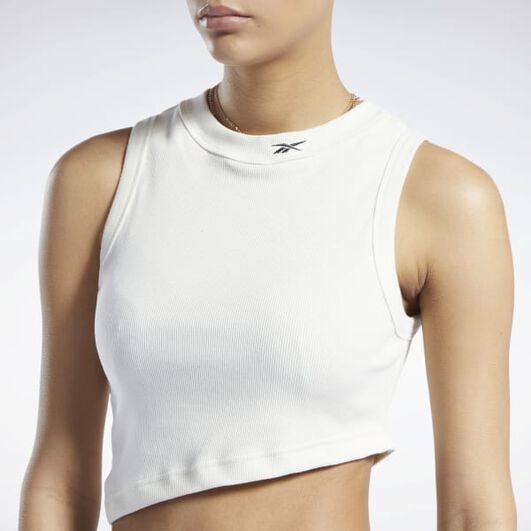 Playera sin mangas Classics Cropped Ribbed image number 3