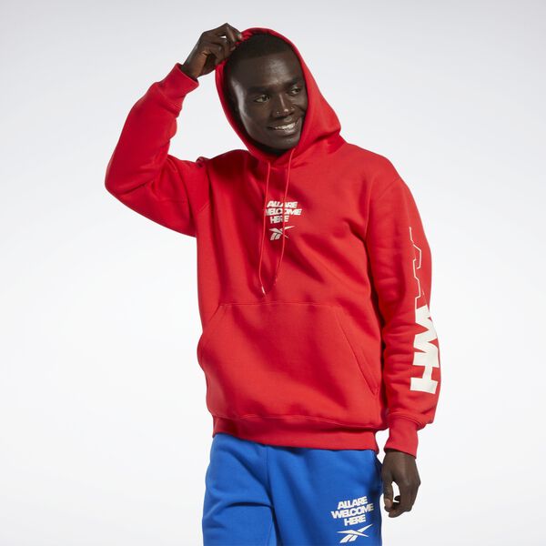Sudadera reebok classic hombre rojas store
