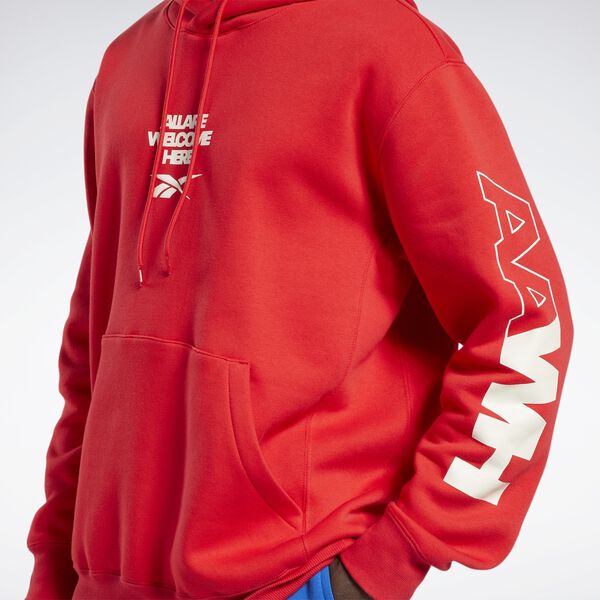 Sudadera reebok classic hombre rojas clearance