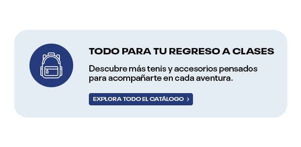 Explora el cat&aacute;logo Back to School de Reebok con tenis y accesorios para el regreso a clases.
